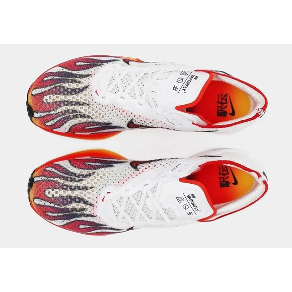 NIKE ZoomX Vaporfly Next% 3 FK PRM White Habanero Red running HQ3504-100 Men 13 - Picture 7 of 9
